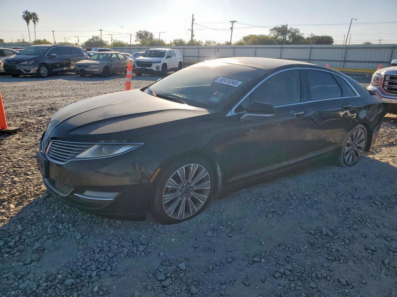 Lot #3284643390 2015 LINCOLN MKZ BLACK