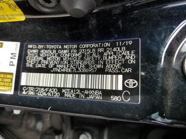 2020 TOYOTA COROLLA SE #3282482883