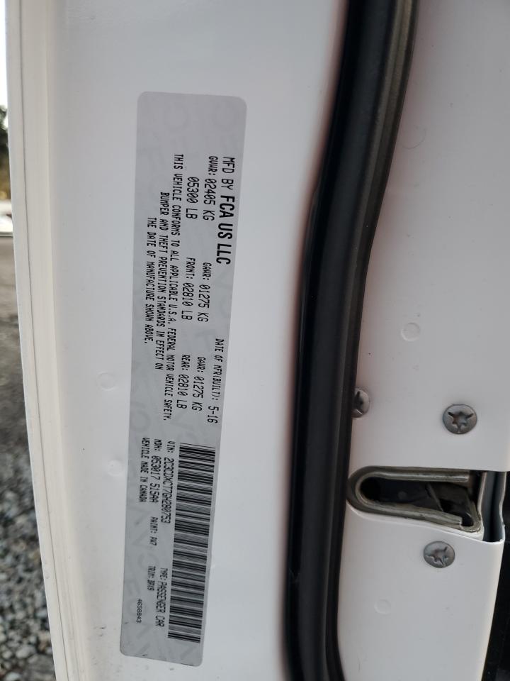 Lot #3317076984 2016 DODGE CHARGER R/