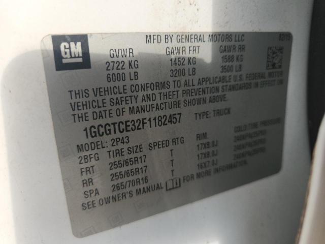 2015 CHEVROLET COLORADO Z - 1GCGTCE32F1182457