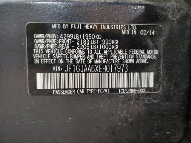 2014 SUBARU IMPREZA #3291304454