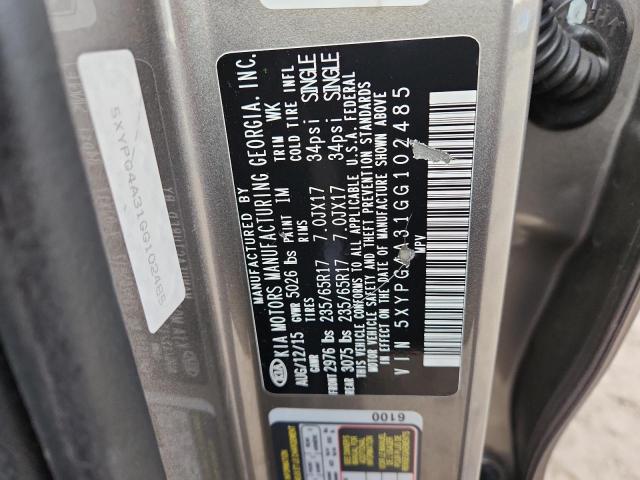 2016 KIA SORENTO LX - 5XYPG4A31GG102485