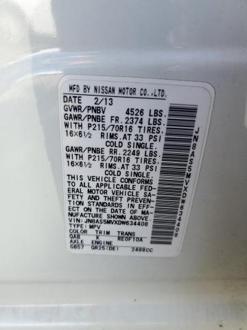 2013 NISSAN ROGUE S - JN8AS5MVXDW634408