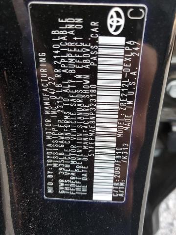 2022 TOYOTA COROLLA LE #3301751473