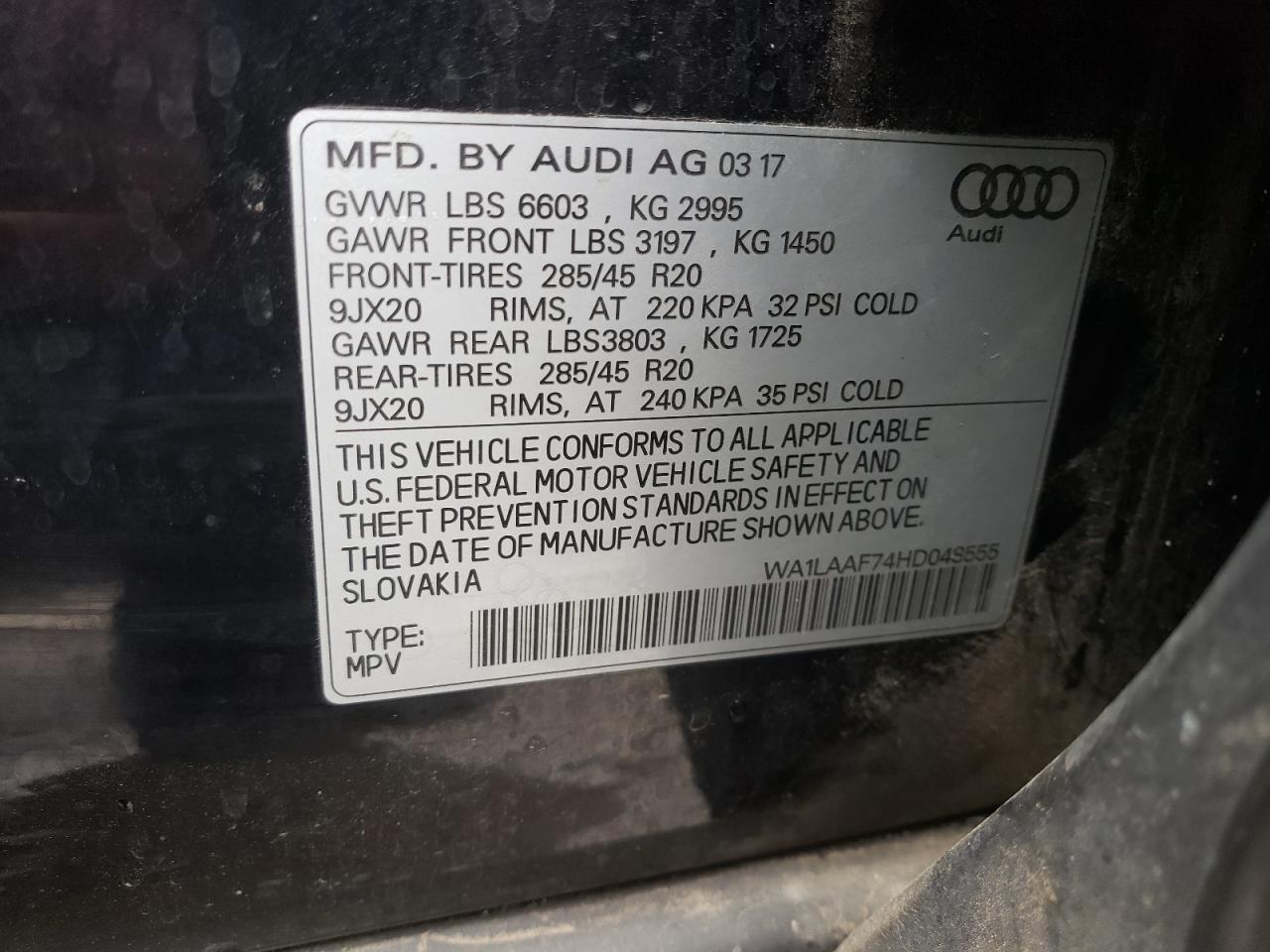 AUDI Q7 PREMIUM PLUS