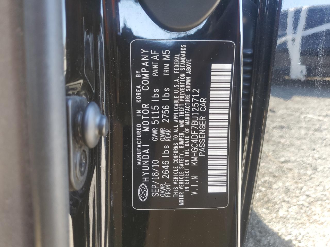 HYUNDAI GENESIS 4.6L