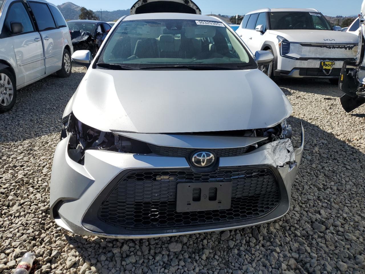 Lot #3303556039 2021 TOYOTA COROLLA LE