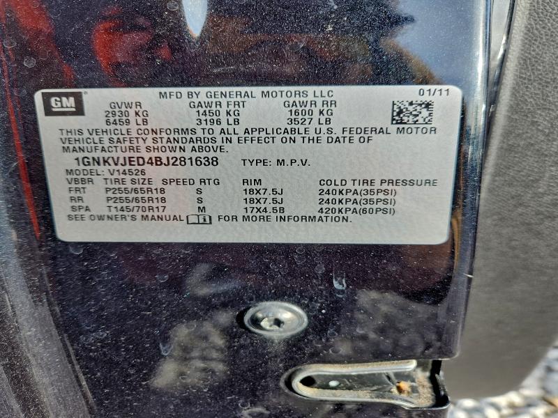 2011 CHEVROLET TRAVERSE L #3303855510