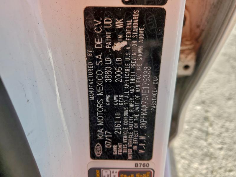 2018 KIA FORTE LX #3301988417