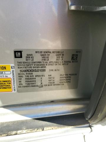 2013 BUICK ENCLAVE - 5GAKRCKDXDJ216388