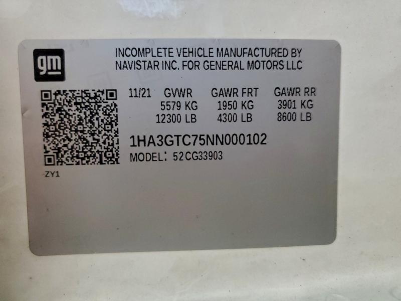 2022 CHEVROLET EXPRESS G3 #3296355154