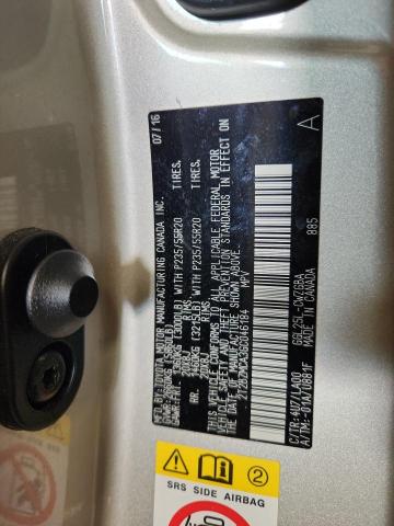 2016 LEXUS RX 350 BAS - 2T2BZMCA3GC046184