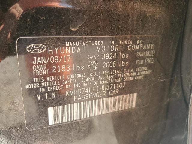 2017 HYUNDAI ELANTRA SE #3283934798