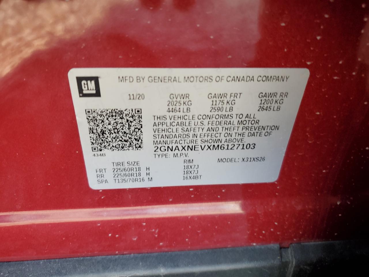 CHEVROLET EQUINOX PREMIER