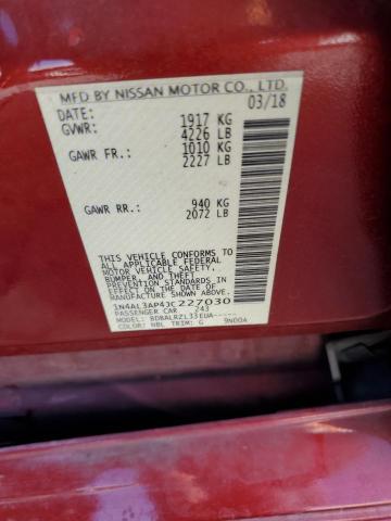 2018 NISSAN ALTIMA 2.5 #3296875867