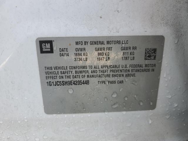 2014 CHEVROLET SONIC LT #3297894837