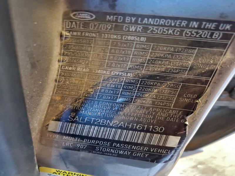 2010 LAND ROVER LR2 HSE TE #3297090495