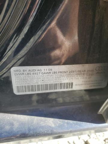 2010 AUDI A4 PREMIUM - WAUBFAFL0AN030888