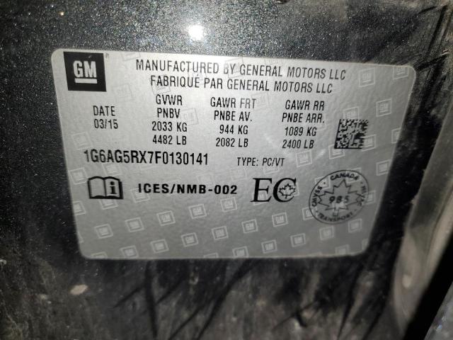 2015 CADILLAC ATS - 1G6AG5RX7F0130141