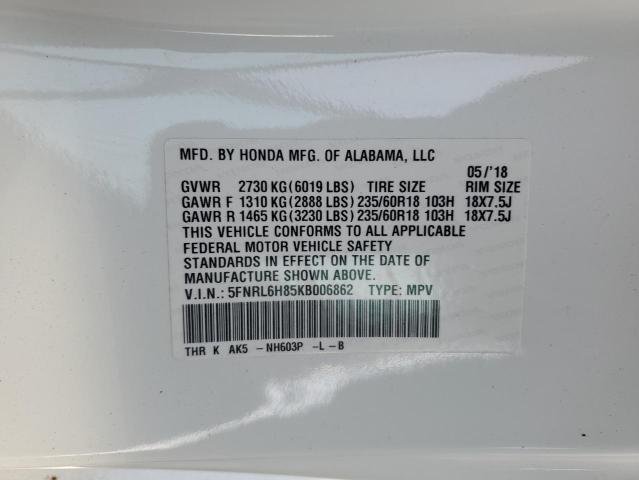 2019 HONDA ODYSSEY TO #3301940431