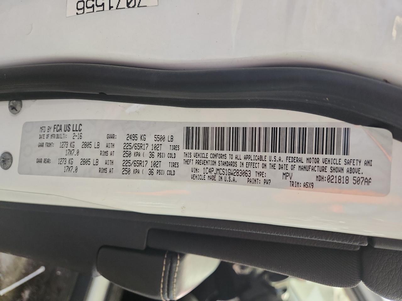 JEEP GRAND CHEROKEE LATITUDE