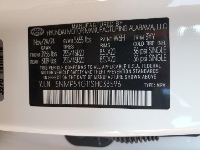 2025 HYUNDAI SANTA FE C 5NMP54G11SH033596