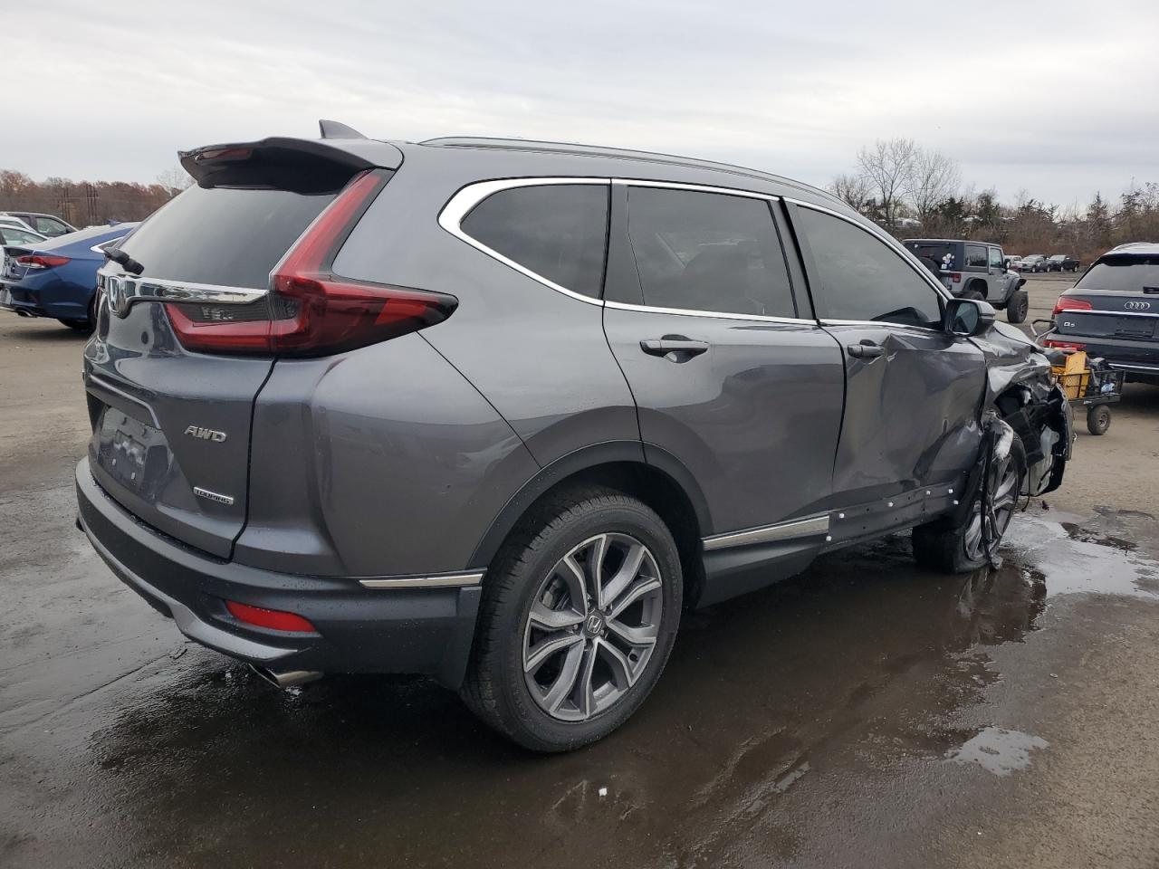 Lot #3315883095 2021 HONDA CR-V TOURI