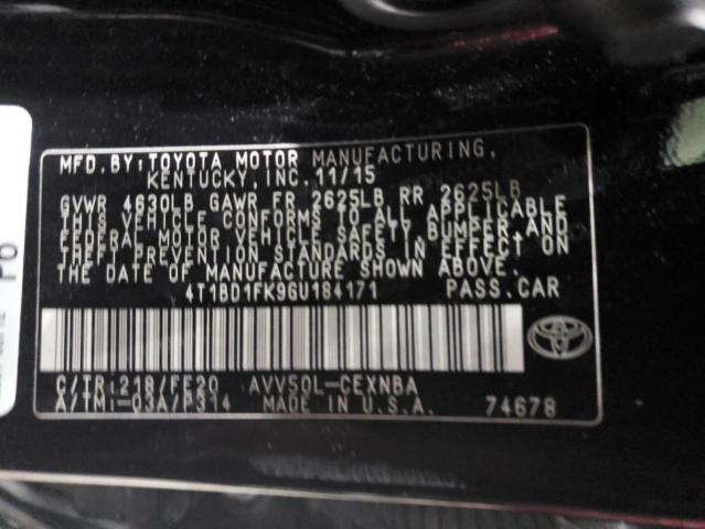 2016 TOYOTA CAMRY HYBR #3290247243