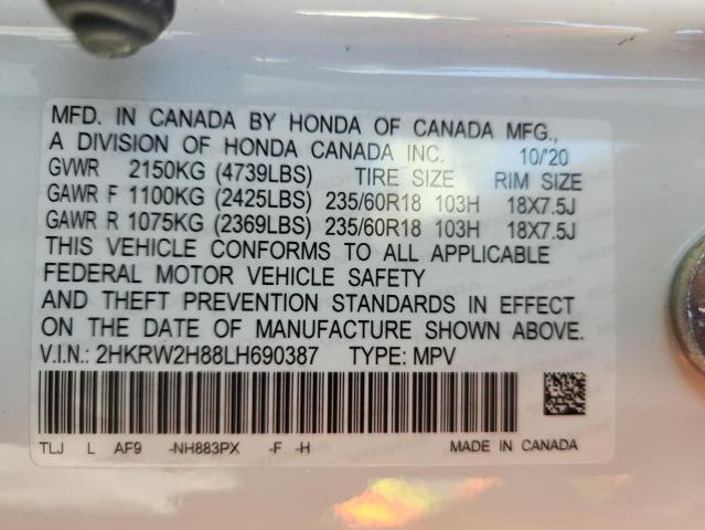 2020 HONDA CR-V EXL #3291766286