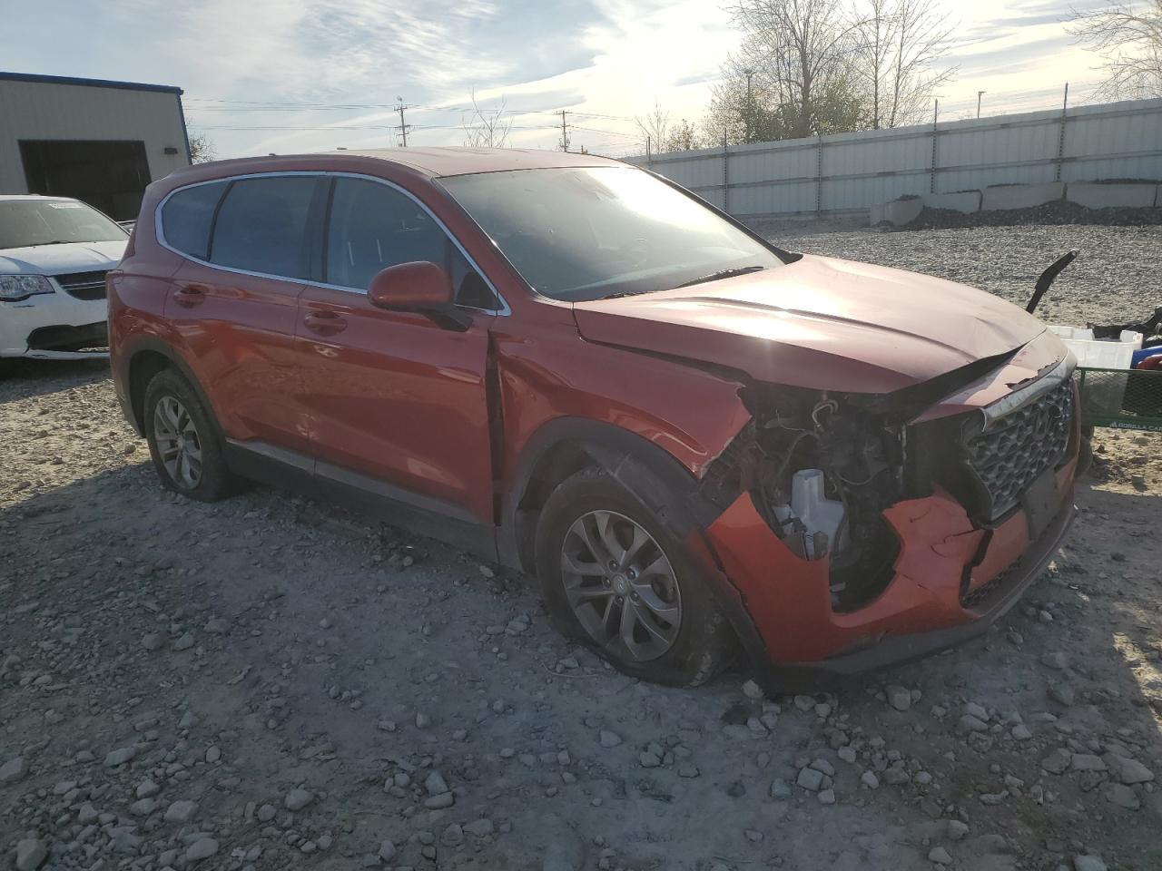 Lot #3301844379 2019 HYUNDAI SANTA FE S