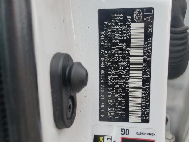 2014 TOYOTA COROLLA L #3286666333