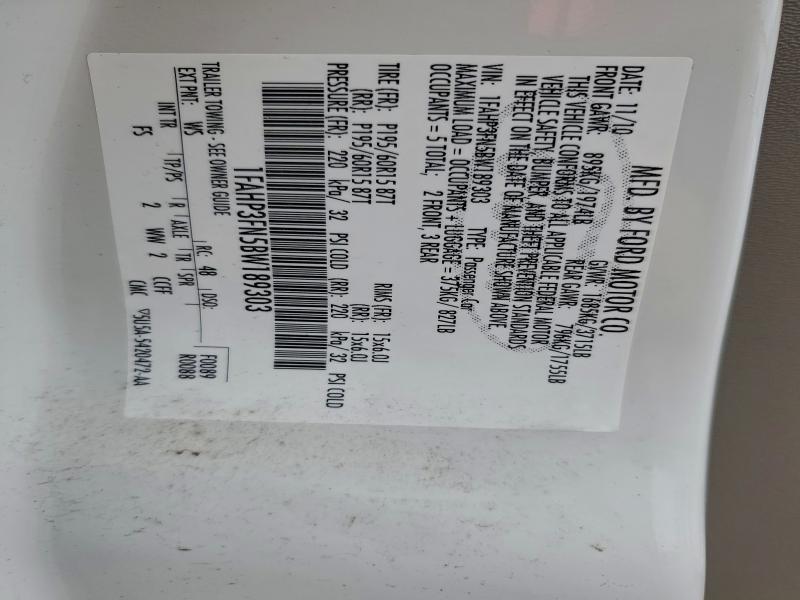 2011 FORD FOCUS SE #3302795953