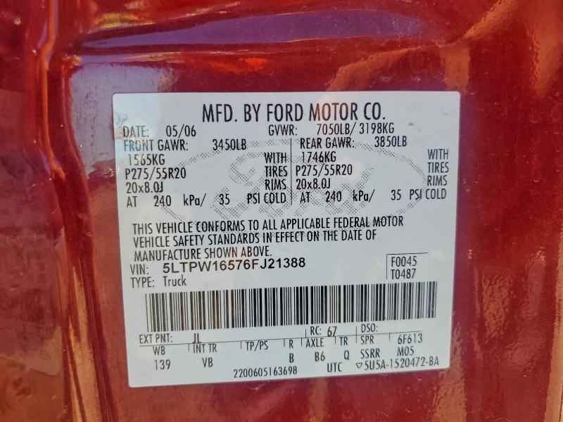 2006 LINCOLN MARK LT #3297968803