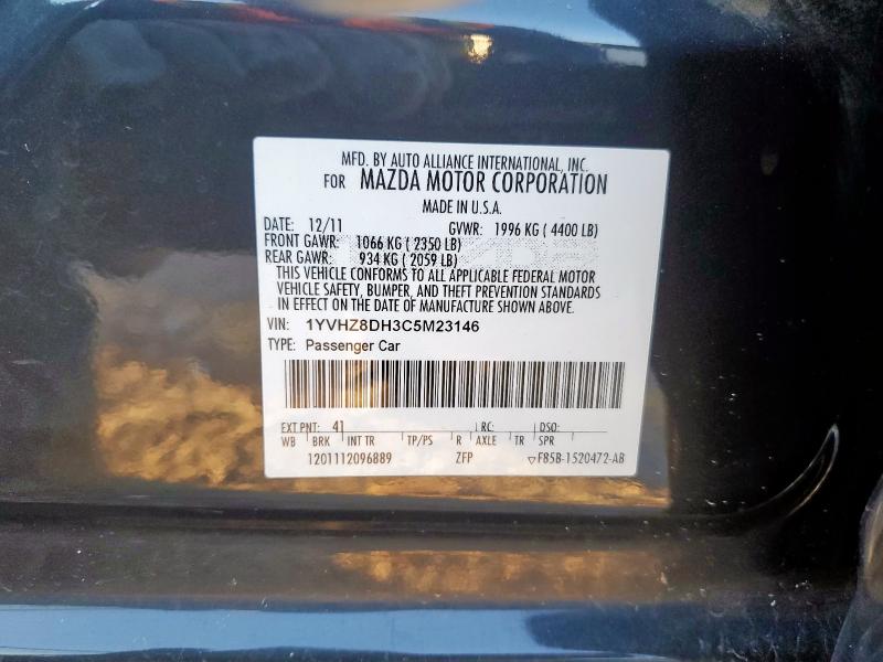 2012 MAZDA 6 I #3299711688