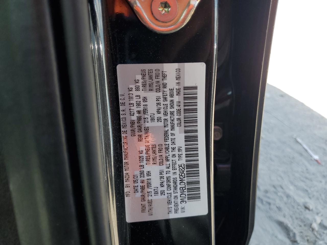 Lot #3302878908 2021 MAZDA CX-30 SELE