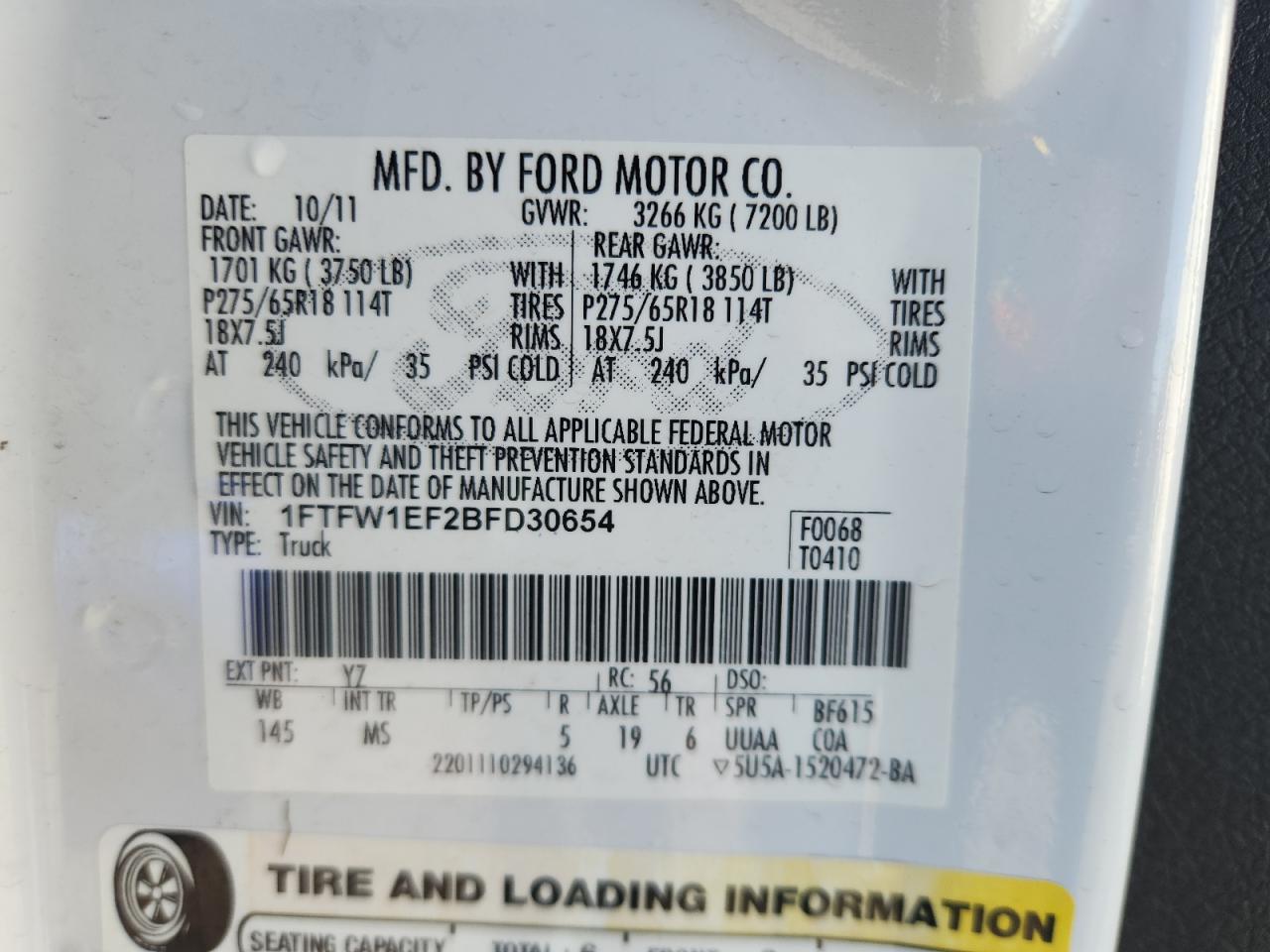 FORD F-150 SUPERCREW