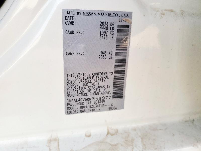 2024 NISSAN ALTIMA SR #3318143370