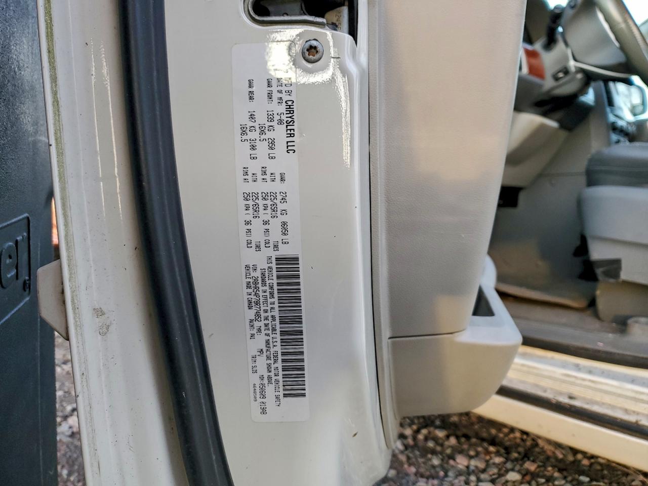 Lot #3304516571 2008 CHRYSLER TOWN & COU