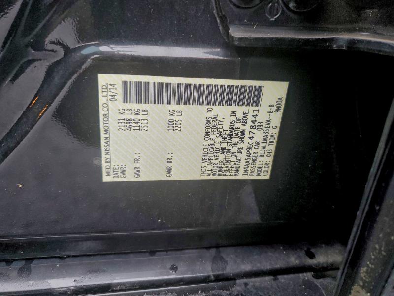 2014 NISSAN MAXIMA S #3304714927