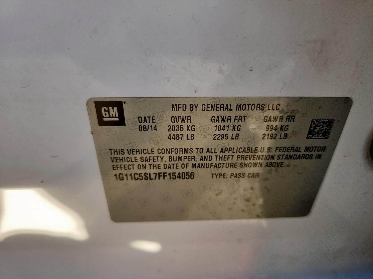 CHEVROLET MALIBU 1LT