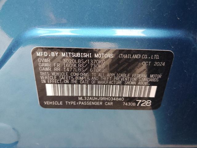 2024 MITSUBISHI MIRAGE ES #3305549076