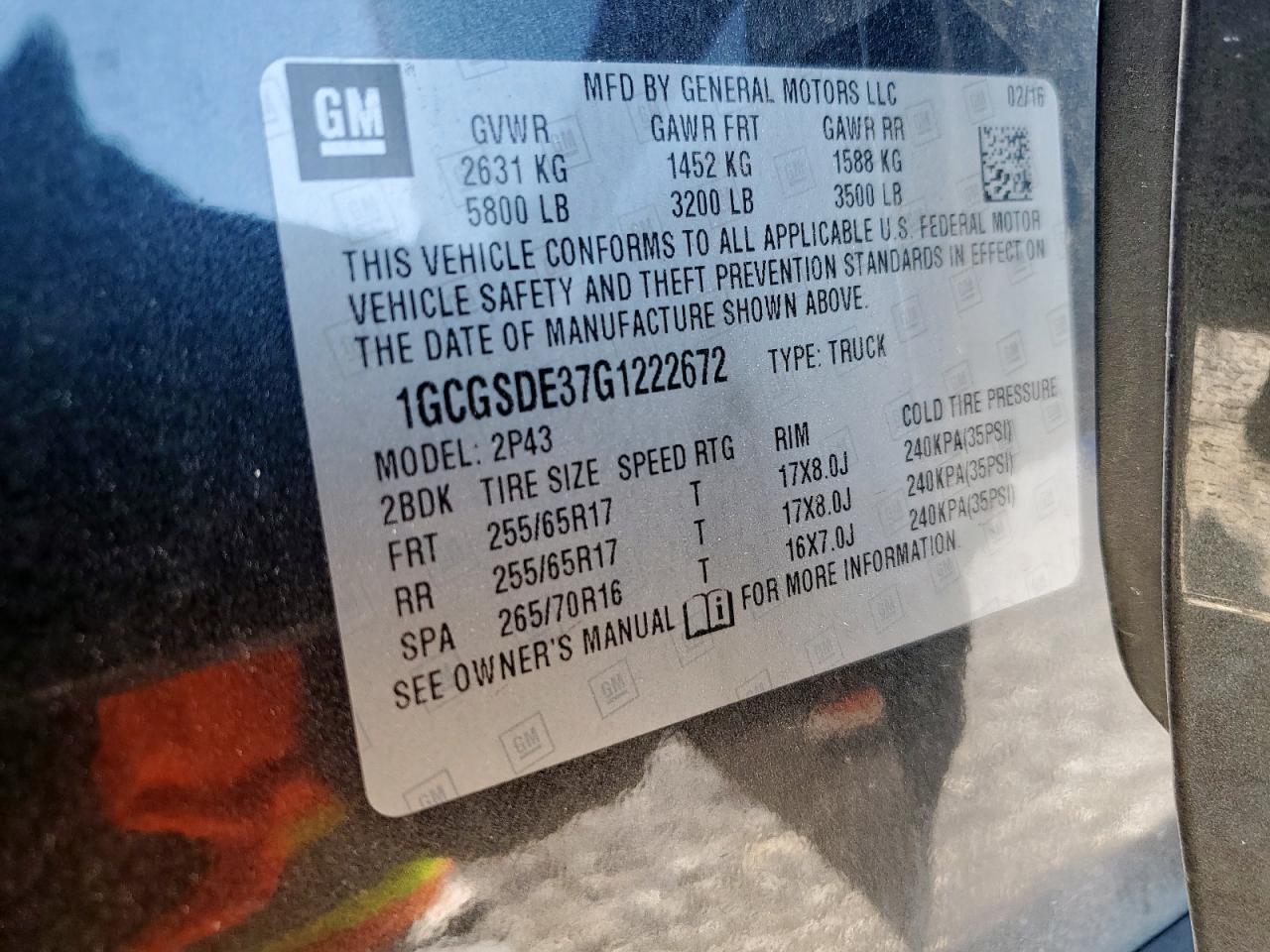 CHEVROLET COLORADO Z71