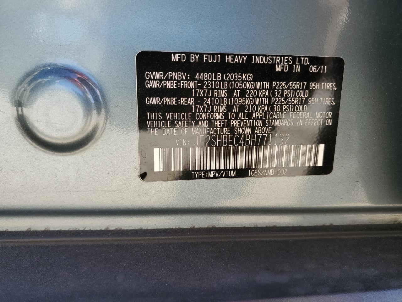 SUBARU FORESTER LIMITED