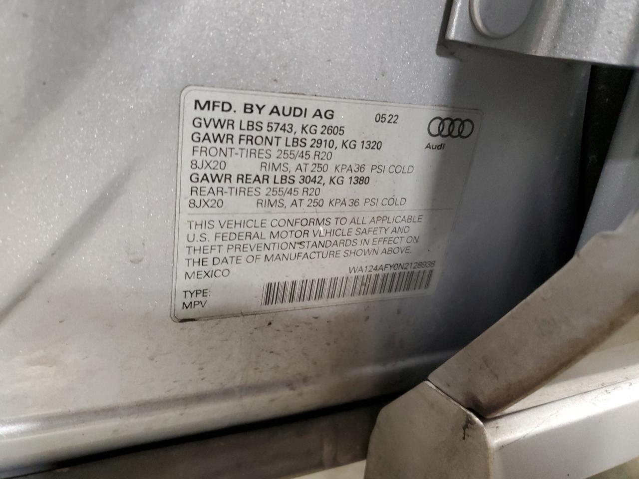 AUDI SQ5 SPORTBACK PREMIUM PLUS