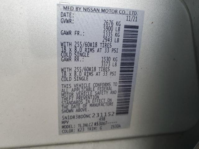 2022 NISSAN PATHFINDER #3303879748