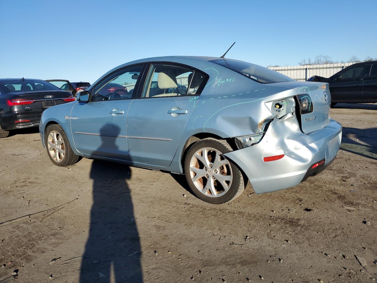 Lot #3293392434 2008 MAZDA 3 I