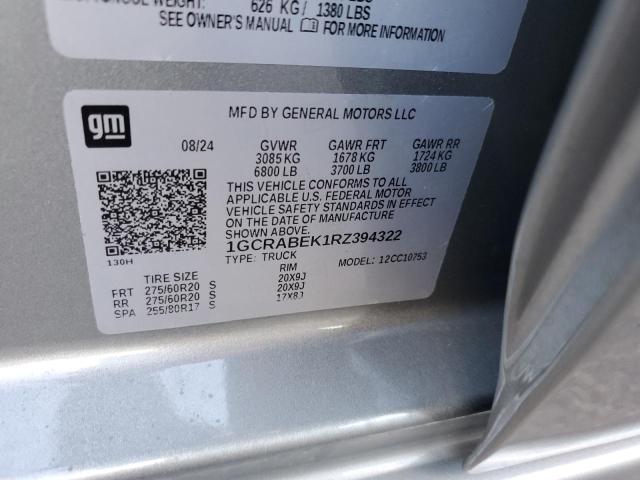 2024 CHEVROLET SILVERADO #3310380989