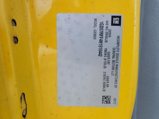 2017 GMC SAVANA CUT #3316712413