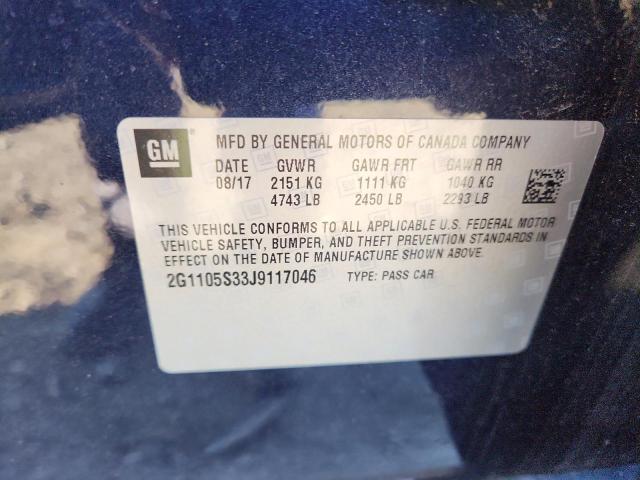 2018 CHEVROLET IMPALA LT #3290318974