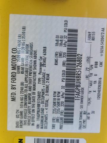 2024 FORD MUSTANG #3305549067